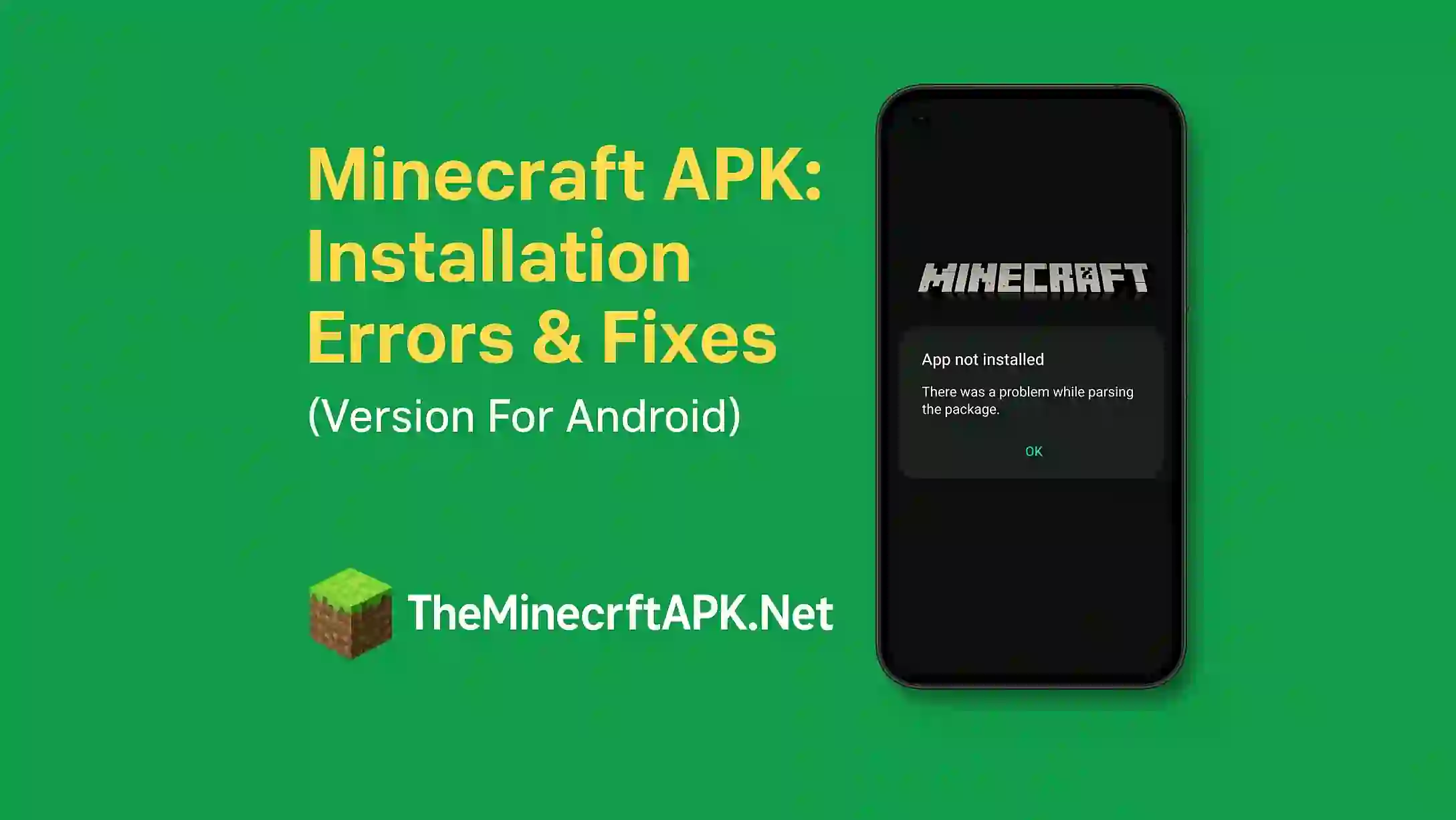 Minecraft APK: Installation Errors & Fixes