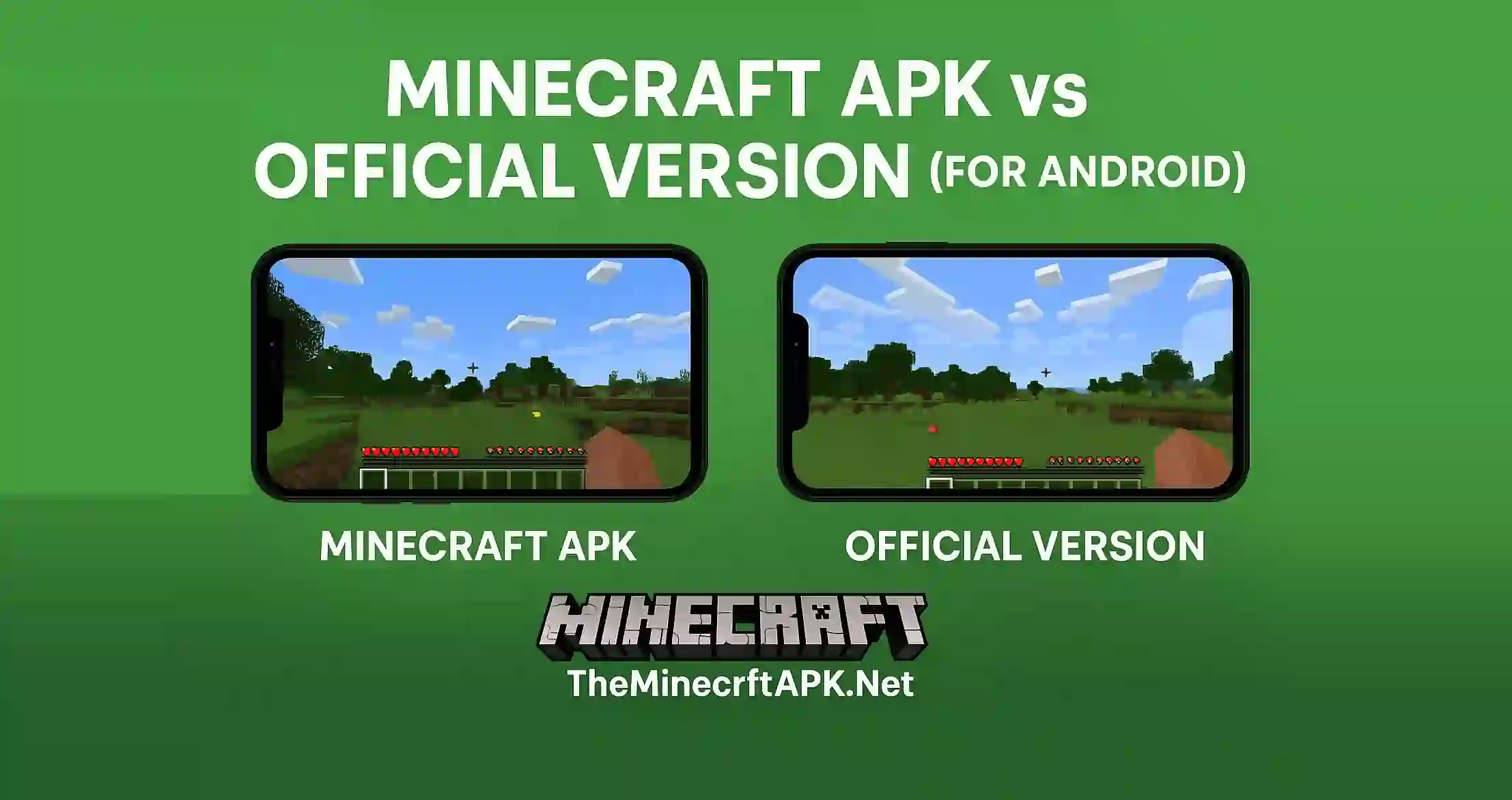 Minecraft APK vs Official Version