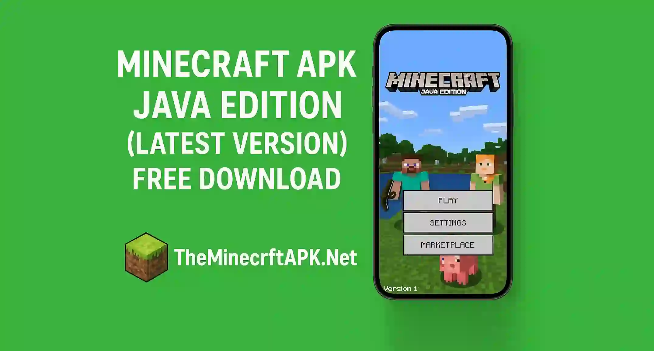Minecraft APK Java Edition (Latest Version) Free Download