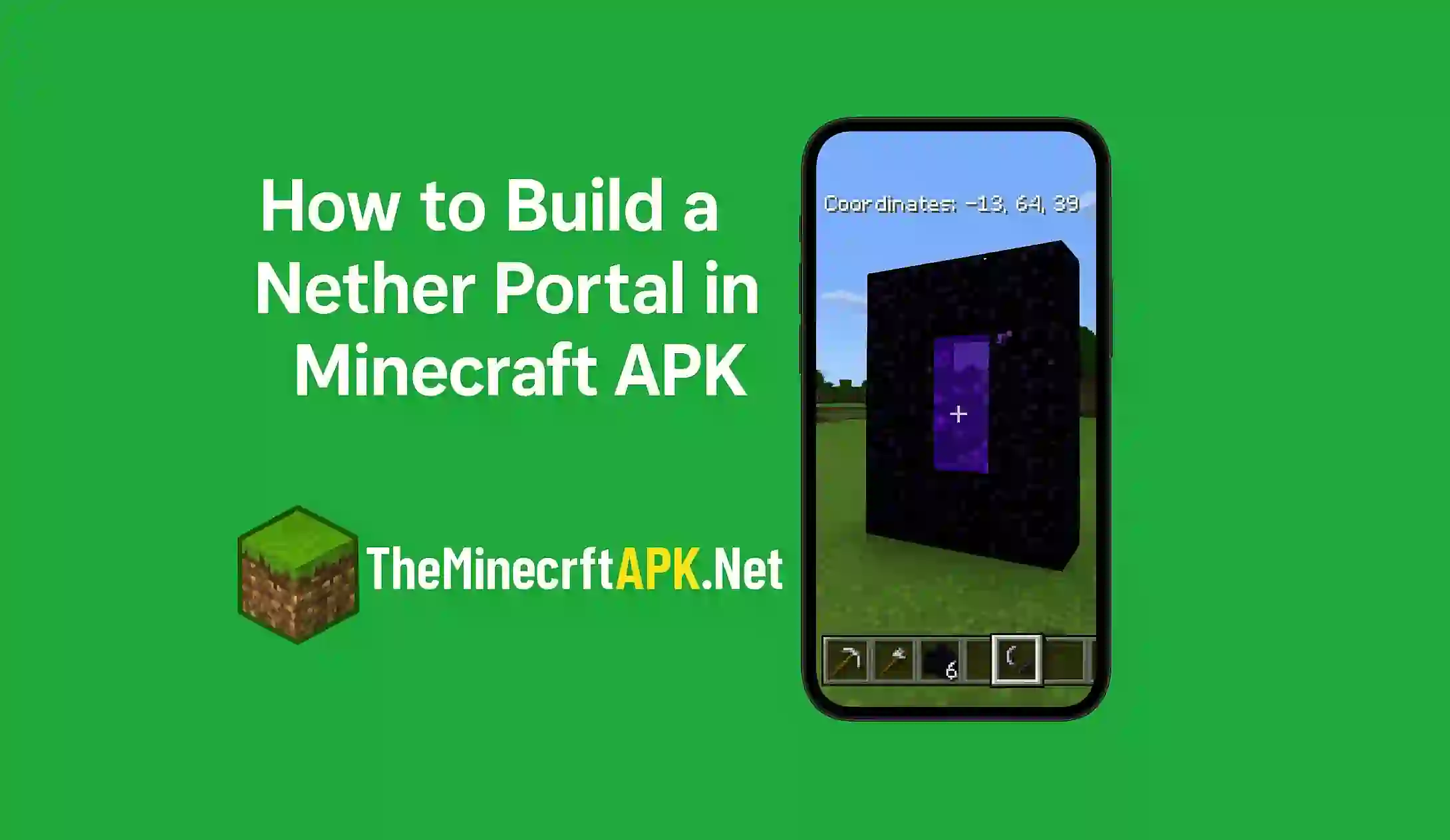 How to Build a Nether Portal in Minecraft APK