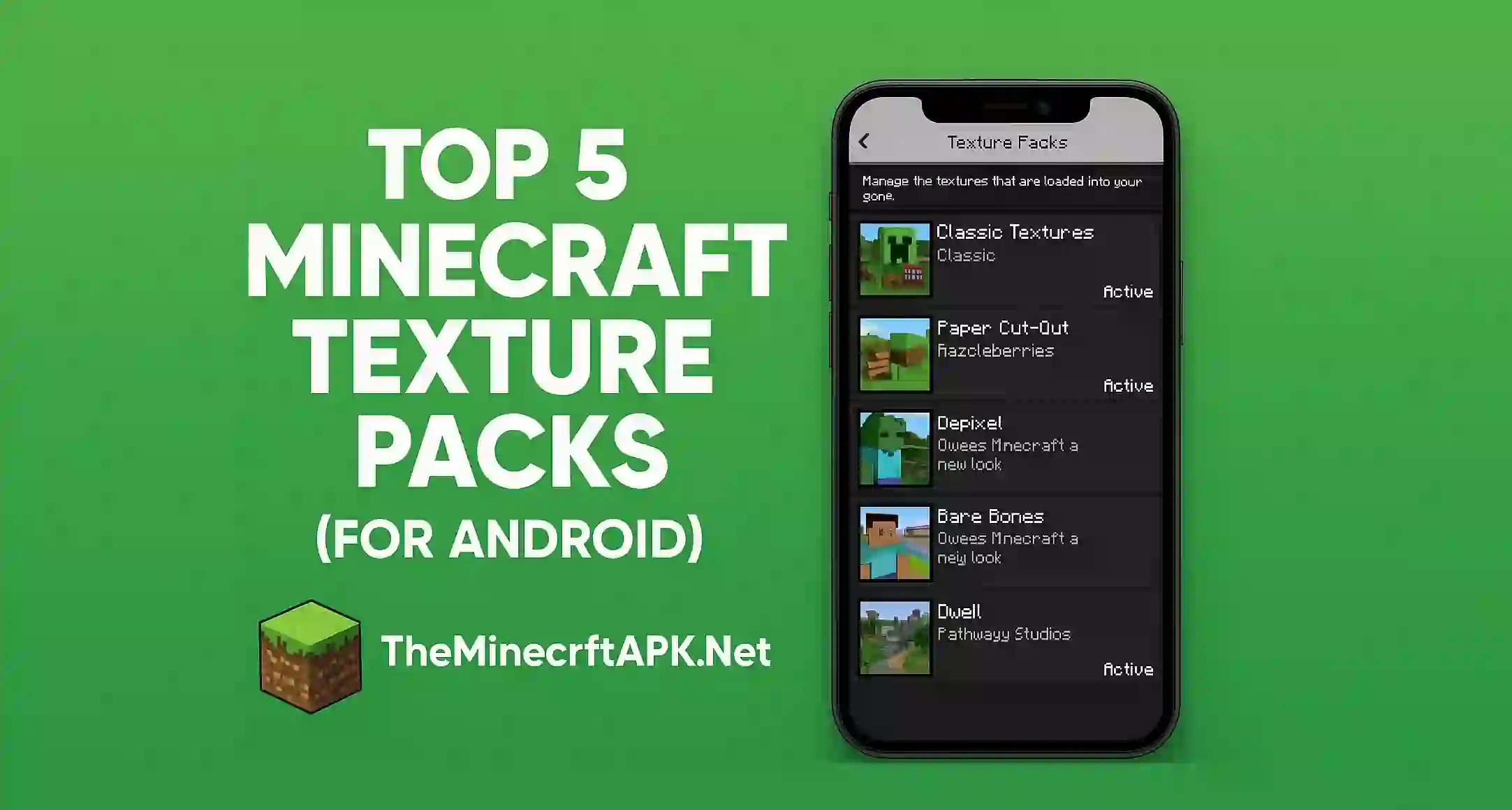 Top 5 Minecraft Texture Packs