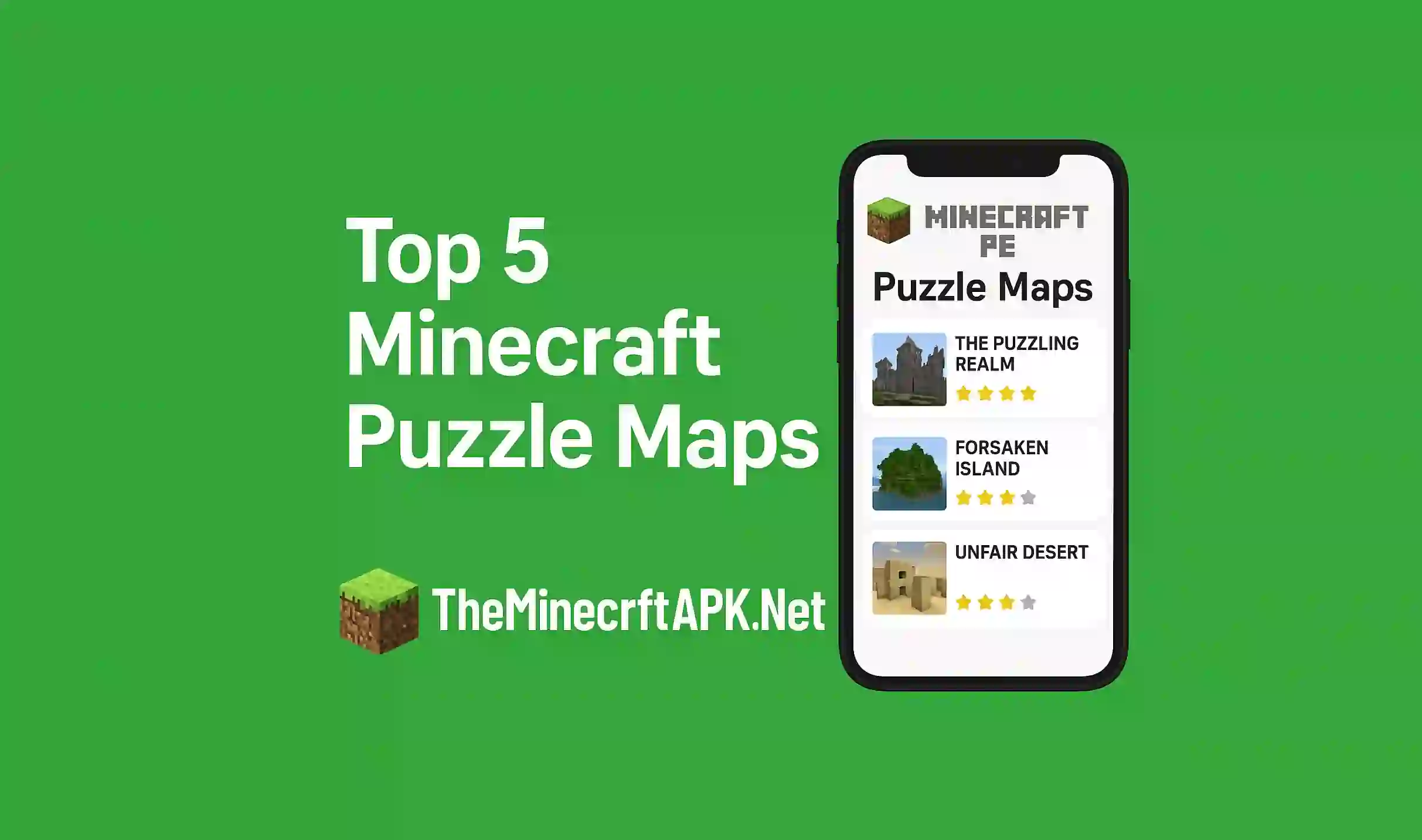 Top 5 Minecraft Puzzle Maps